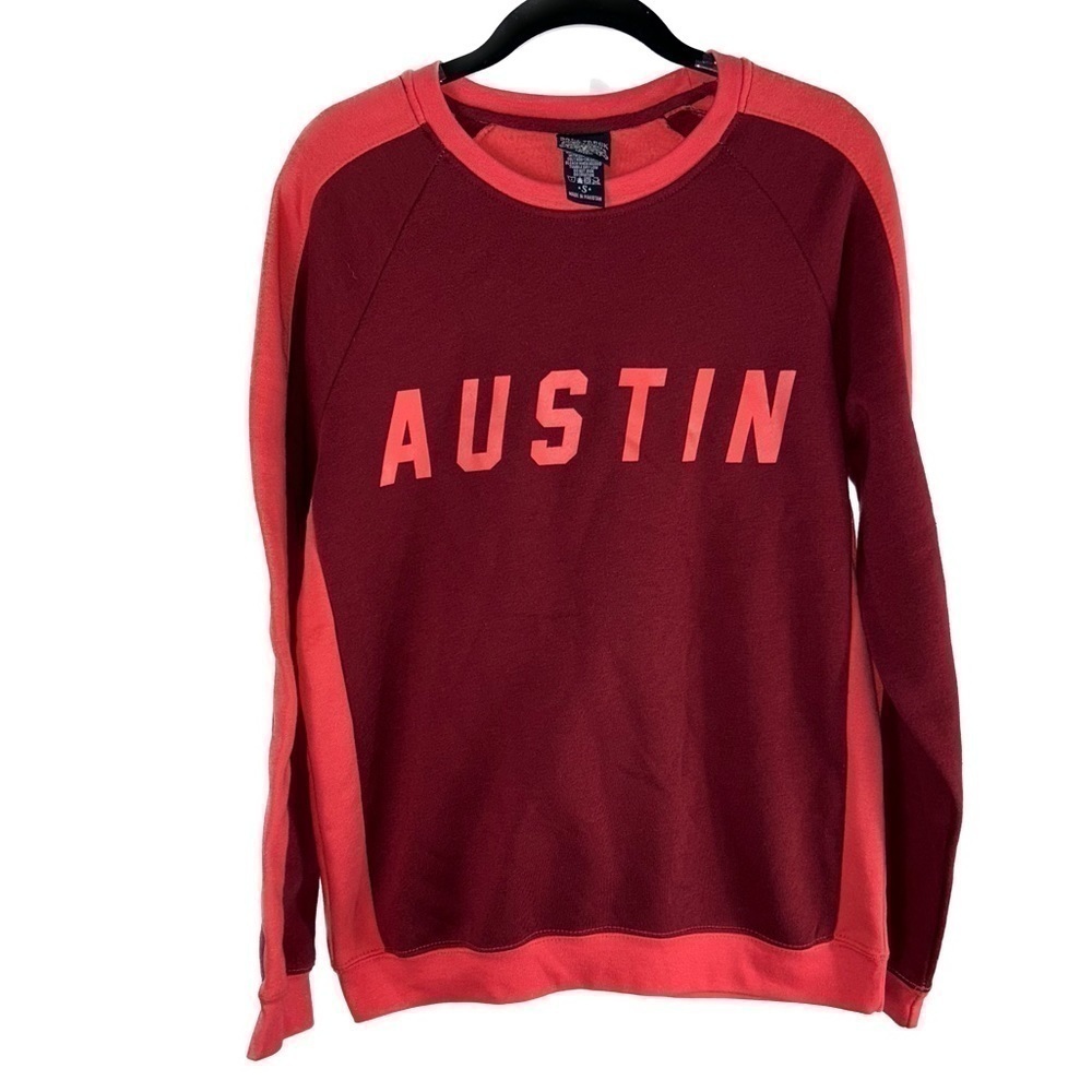 Salt Creek Sweatshirt Raglan Austin Fleece Long Sleeve Pullover Crewneck Top S